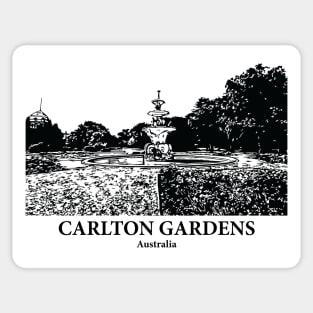 Carlton Gardens - Australia Sticker